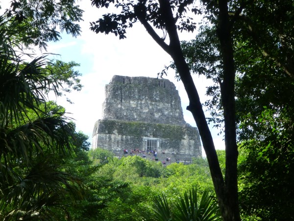 View of a Temple from the jungle